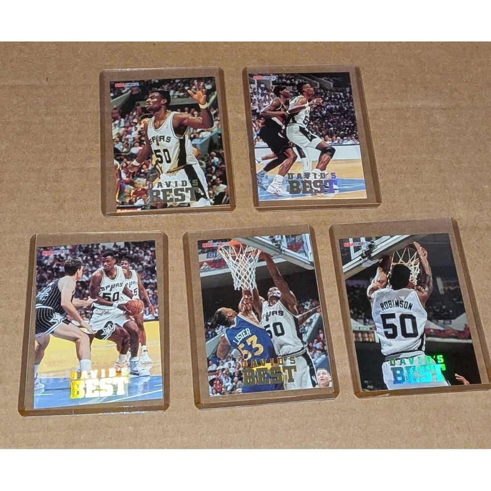 1993-94 Skybox‎ NBA Hoops David  Robinson- David's Best  5 Card Set